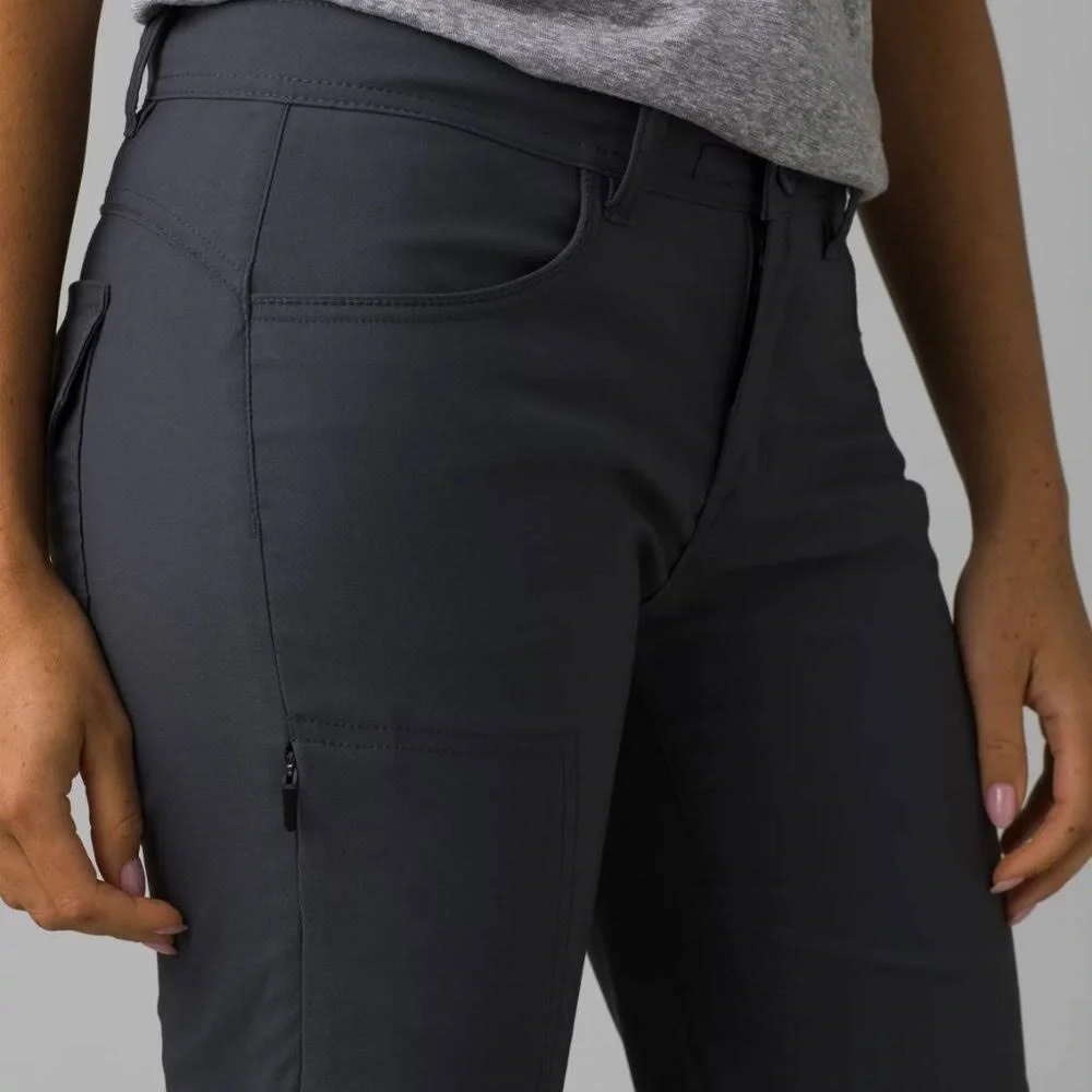 Prana Halle II Pant Convertible Roll Up Outdoor Utility Hiking Coal Gray 14 - Picture 6 of 13